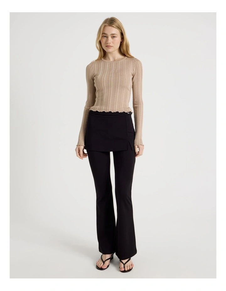 Metallic Long Sleeve Knit image 2