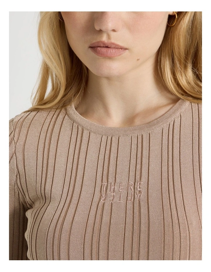 Metallic Long Sleeve Knit image 4