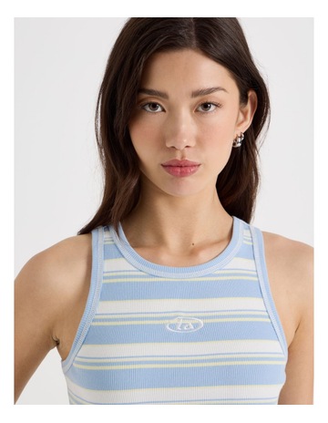 CHAMBRAY/PALE YELLOW colour