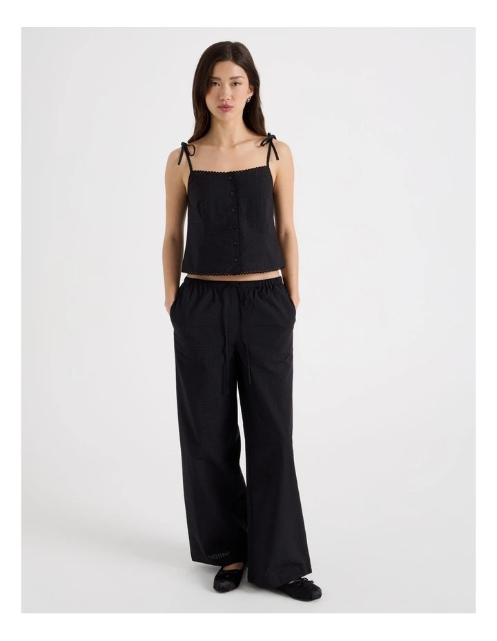 Check Button Front Top in Jet Black image 7