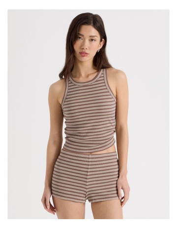 BROWN/CREAM STRIPE # colour