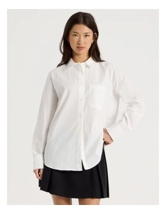 Oversized Shirt in Snow White
