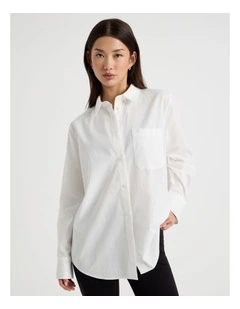 Oversized Shirt in Snow White