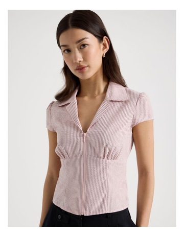 PINK/CHOC STRIPE colour