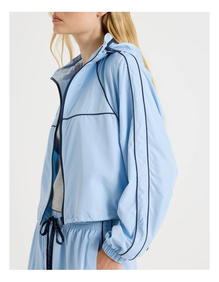 Windbreaker Zip Through in Blue image 2