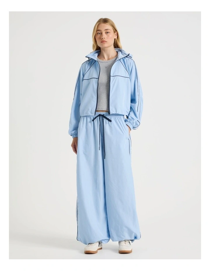 Windbreaker Zip Through in Blue image 3