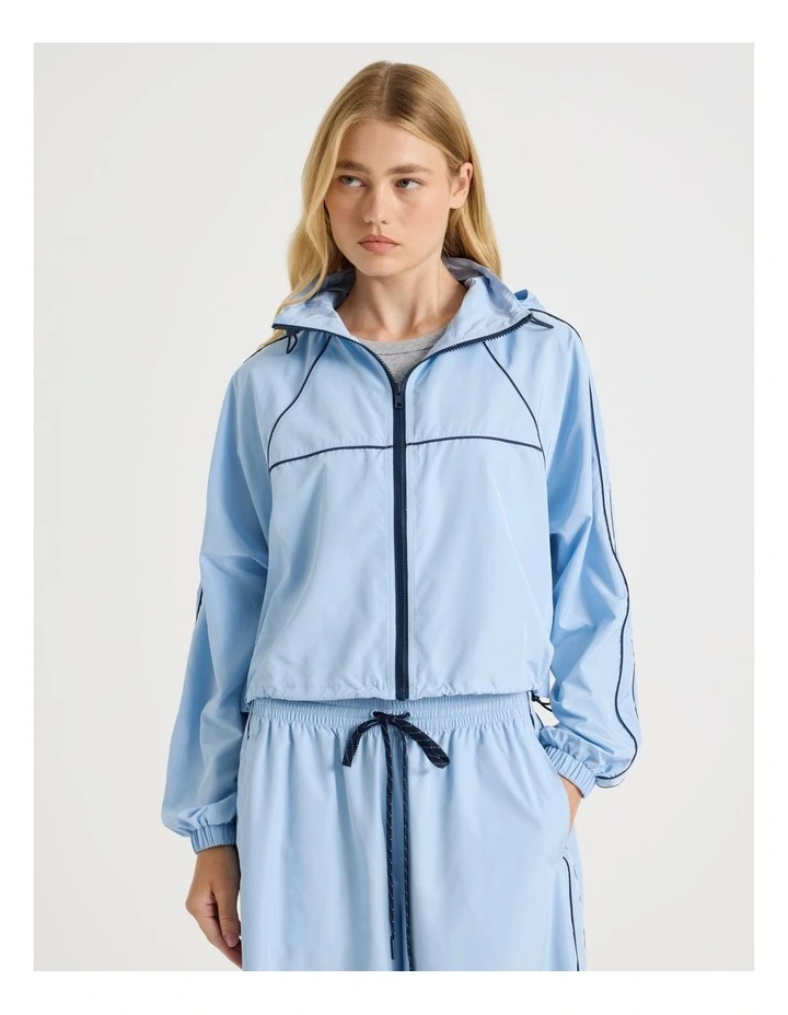 Windbreaker Zip Through in Blue image 4