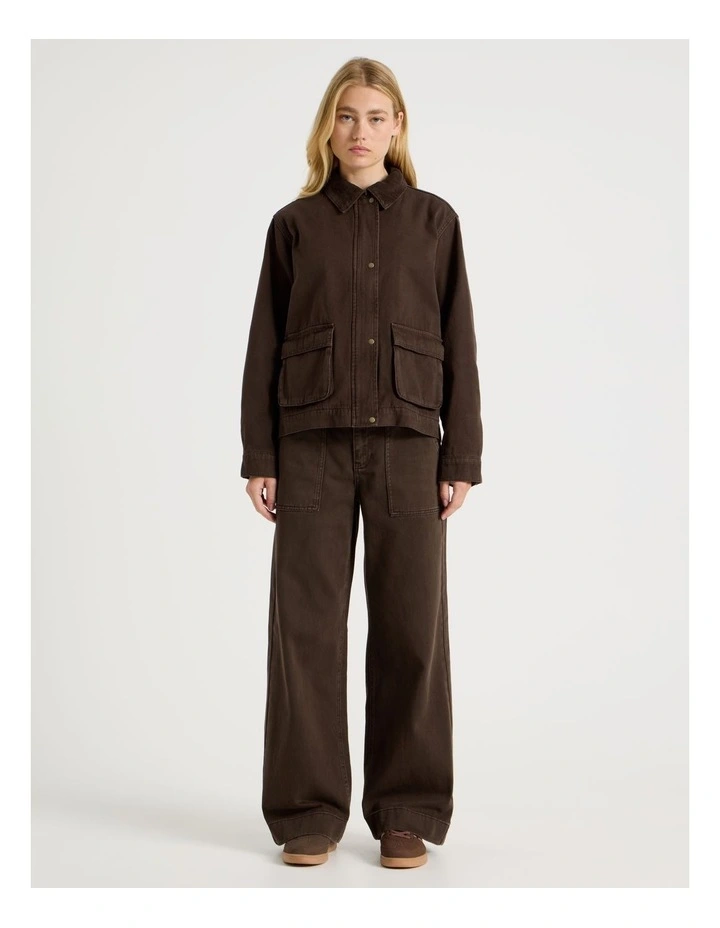 Barn Jacket in Dark Brown image 5