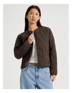Quilted Jacket in Bracken