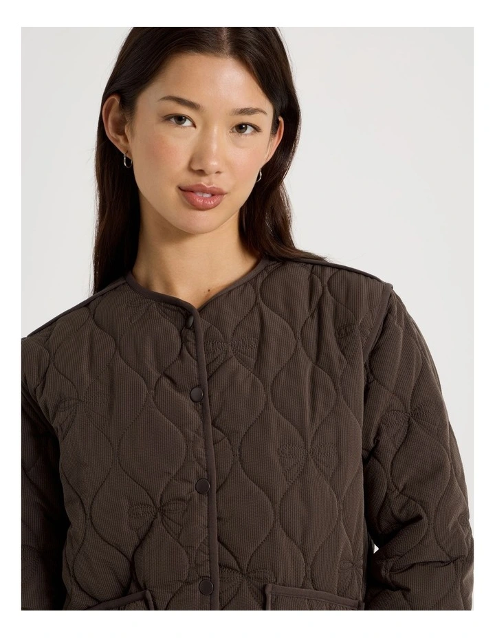 Quilted Jacket in Bracken image 3