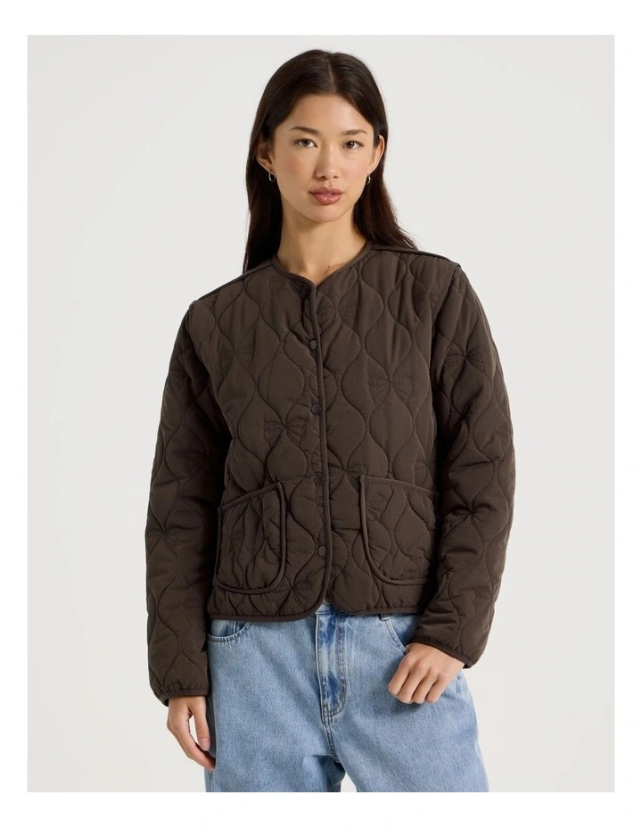 Quilted Jacket in Bracken image 5