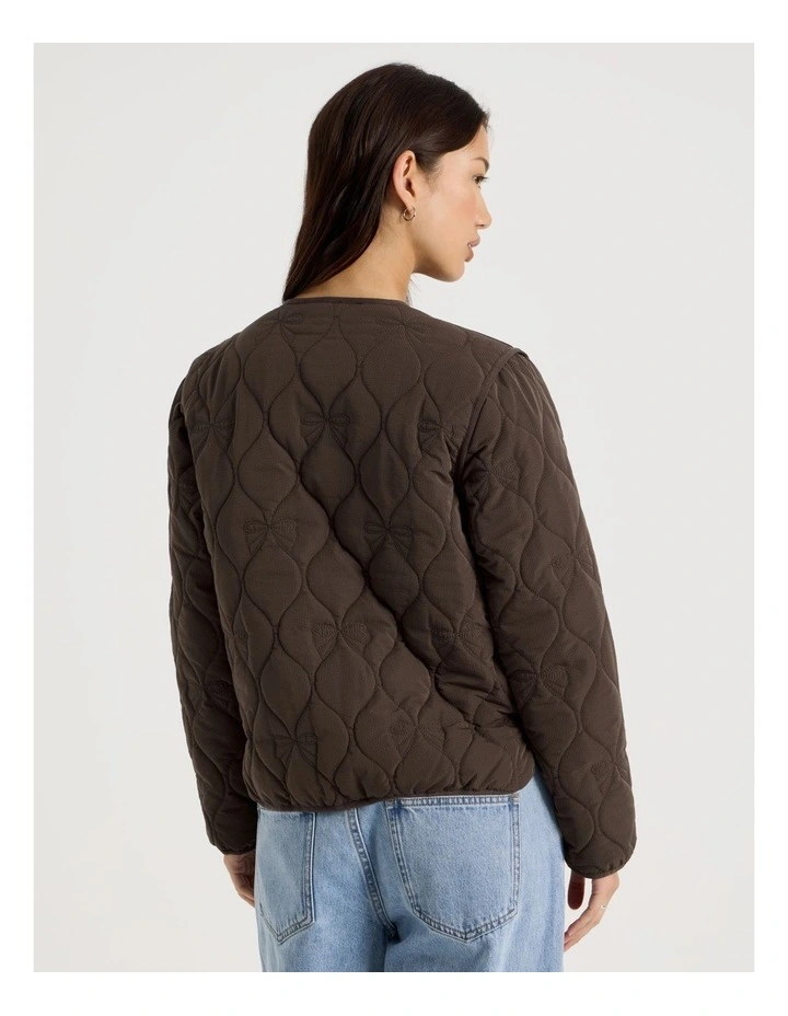 Quilted Jacket in Bracken image 6
