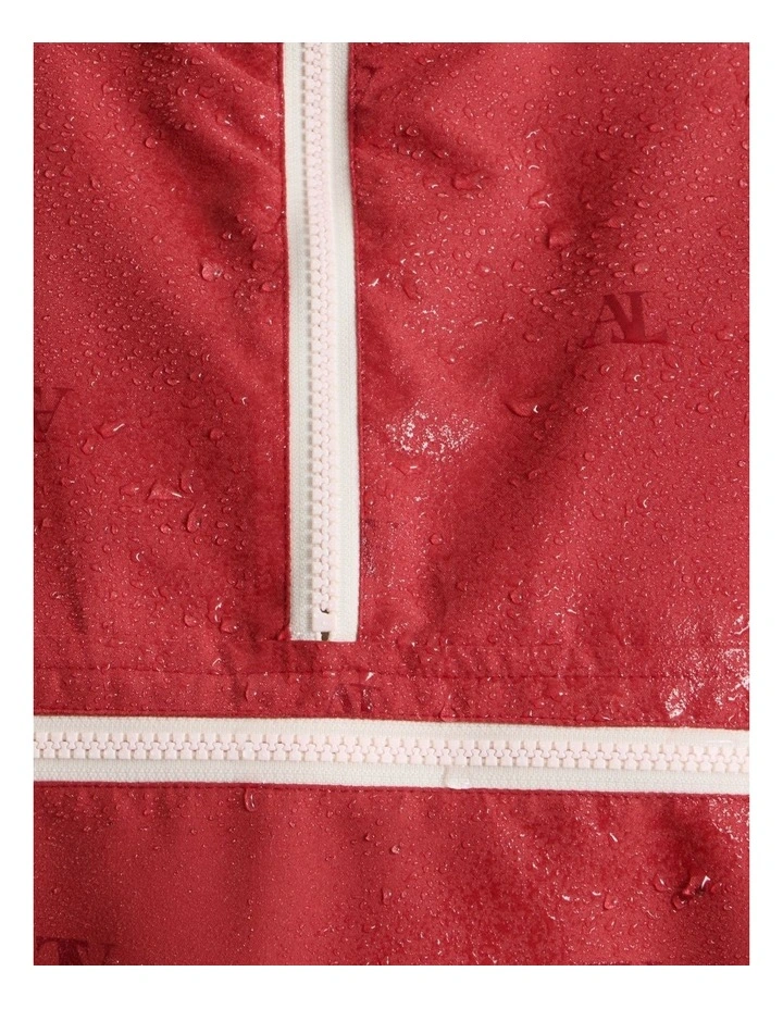 Windbreaker Pull Over in American Beauty and Potpourri Pink image 7