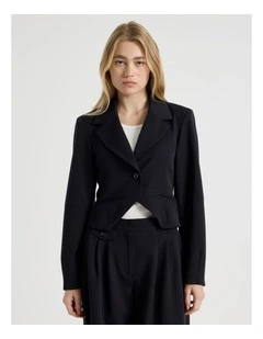 Balloon Sleeve Blazer