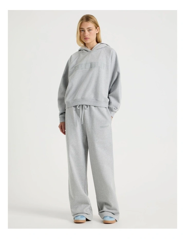 Wide Leg Jogger in Grey Marle image 1