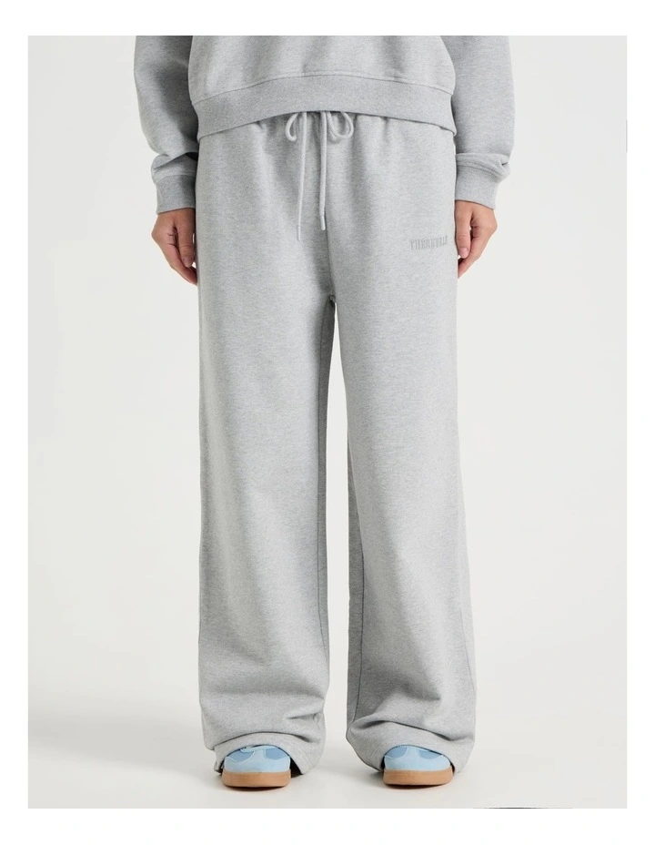 Wide Leg Jogger in Grey Marle image 4