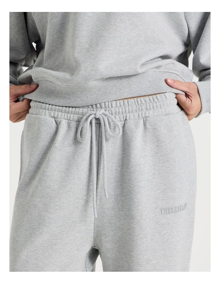 Wide Leg Jogger in Grey Marle image 5
