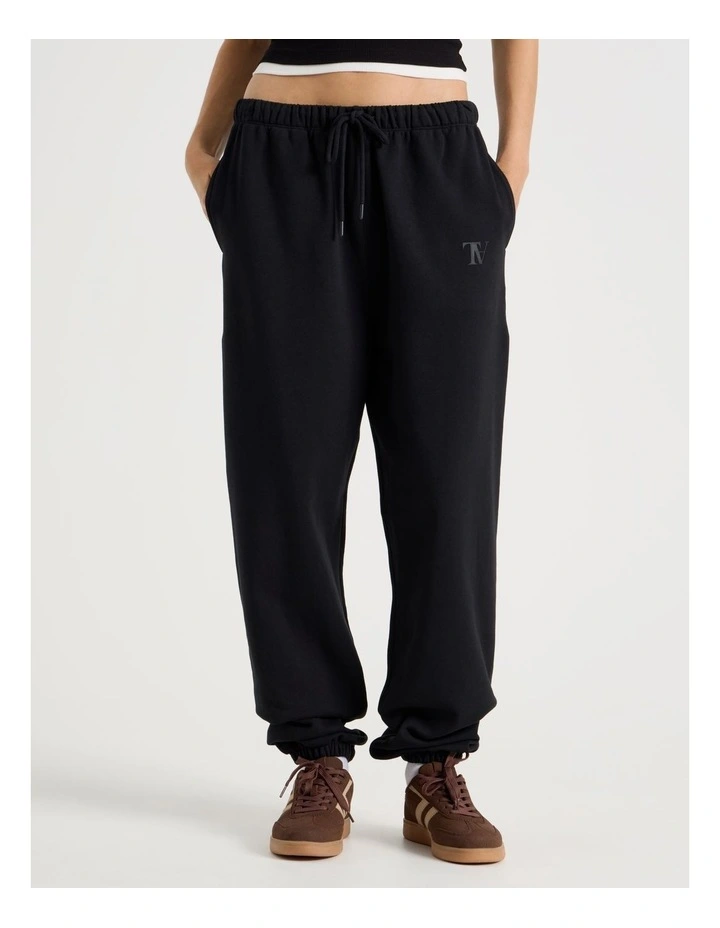 70'S Jogger in Black image 4