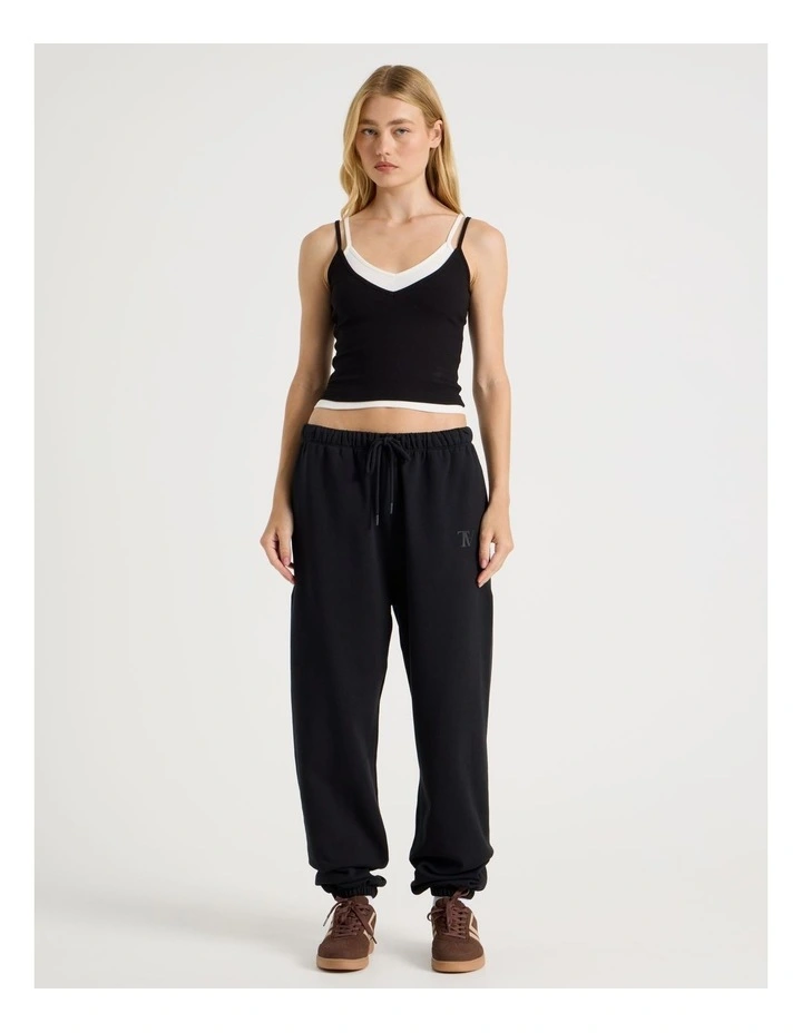 70'S Jogger in Black image 5