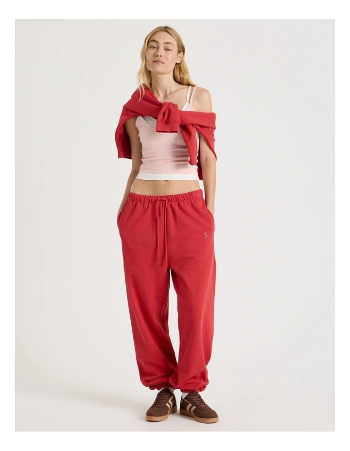 70's Jogger in Red image 1