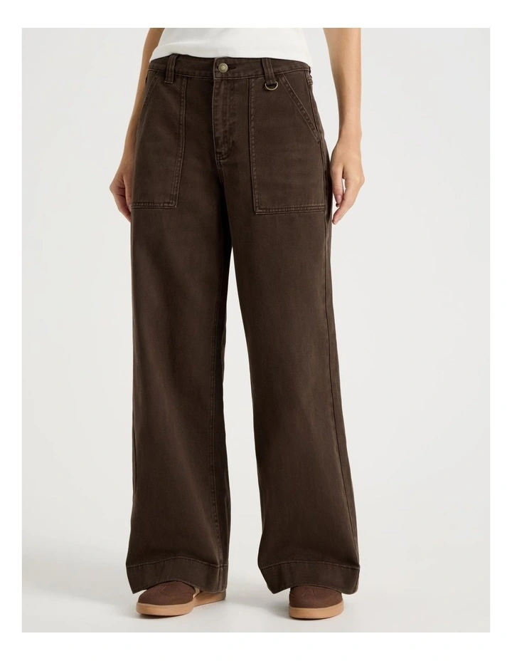 Carpenter Pants in Brown image 2