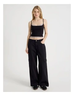 Cargo Pants in Black