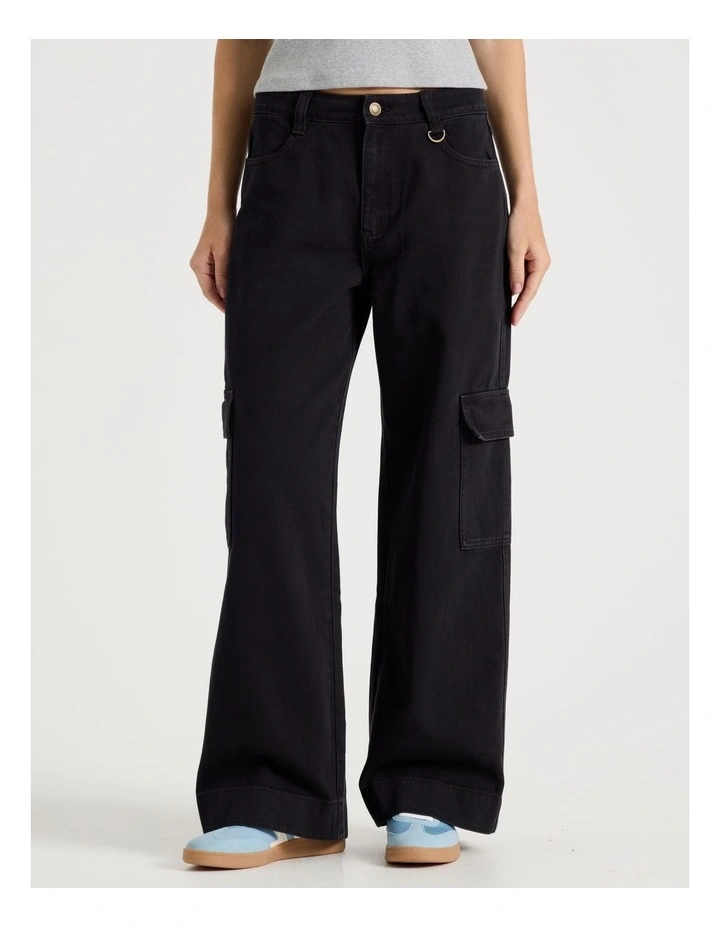 Cargo Pants in Black image 2