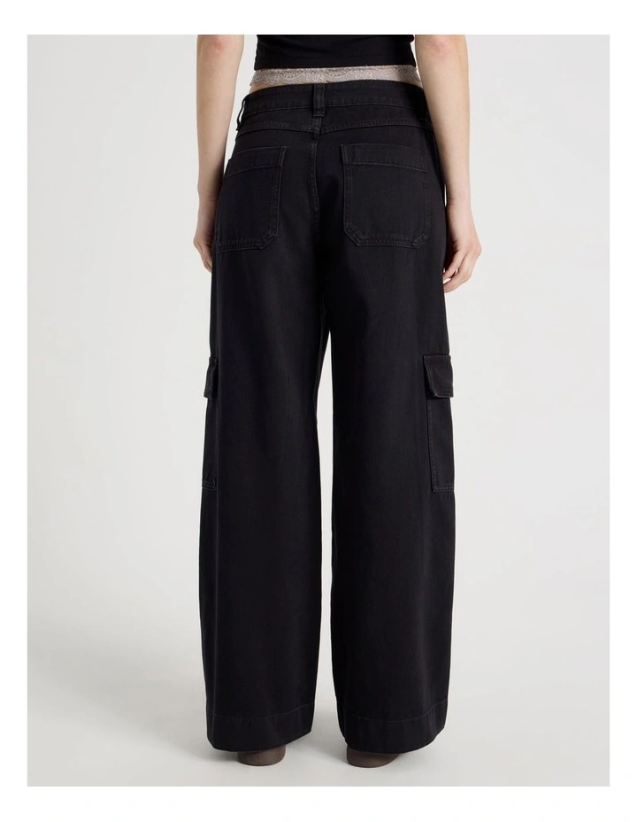 Cargo Pants in Black image 6