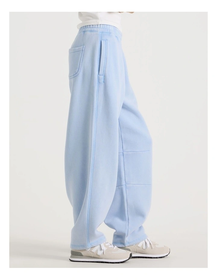 Acid Wash Sweat Pants in Blue image 5