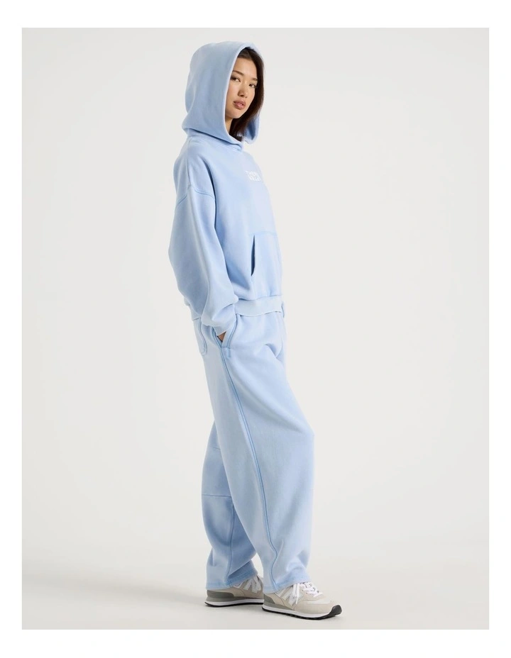 Acid Wash Sweat Pants in Blue image 7