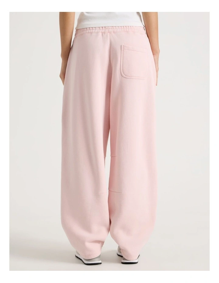 Acid Wash Sweat Pants in Potpourri Pink image 5