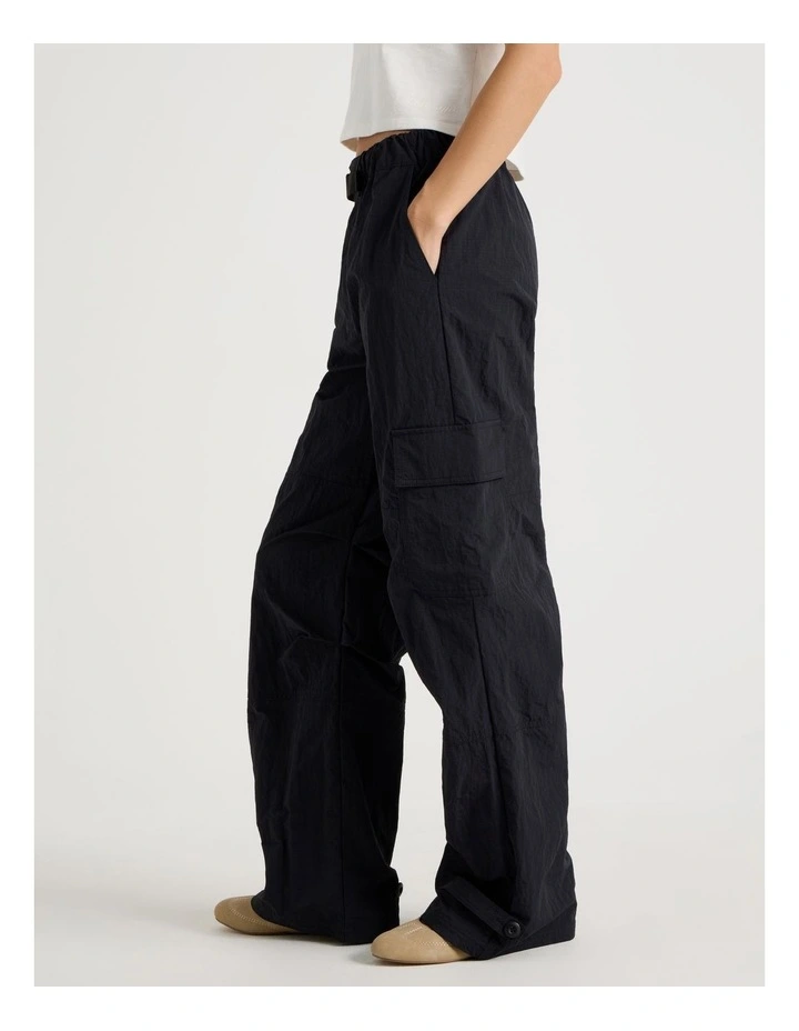 Utility Cargo Pants in Jet Black image 4
