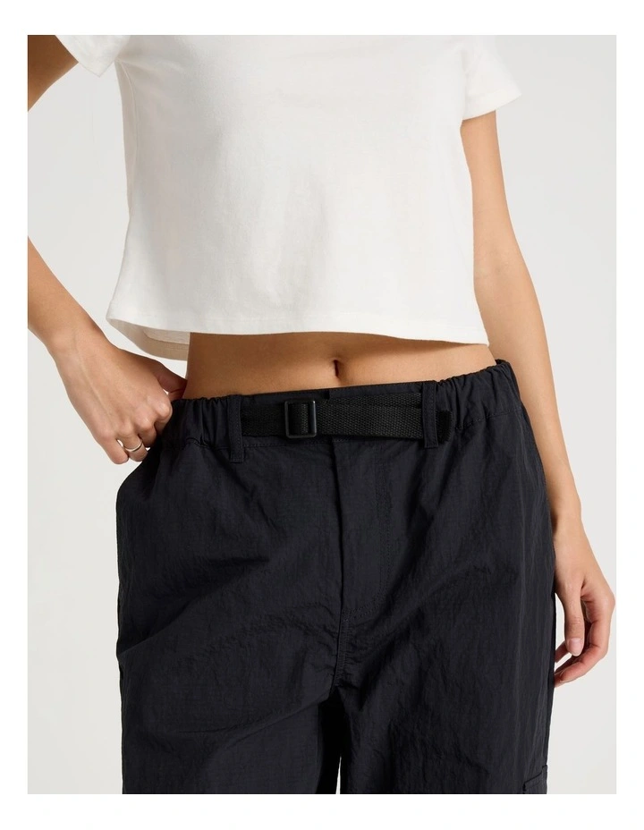 Utility Cargo Pants in Jet Black image 6