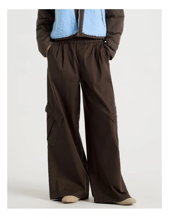 Cargo Wide Leg Pants in Bracken image 2