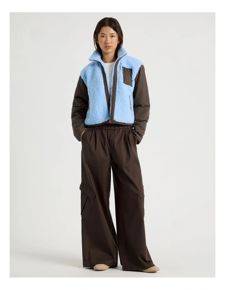Cargo Wide Leg Pants in Bracken image 3