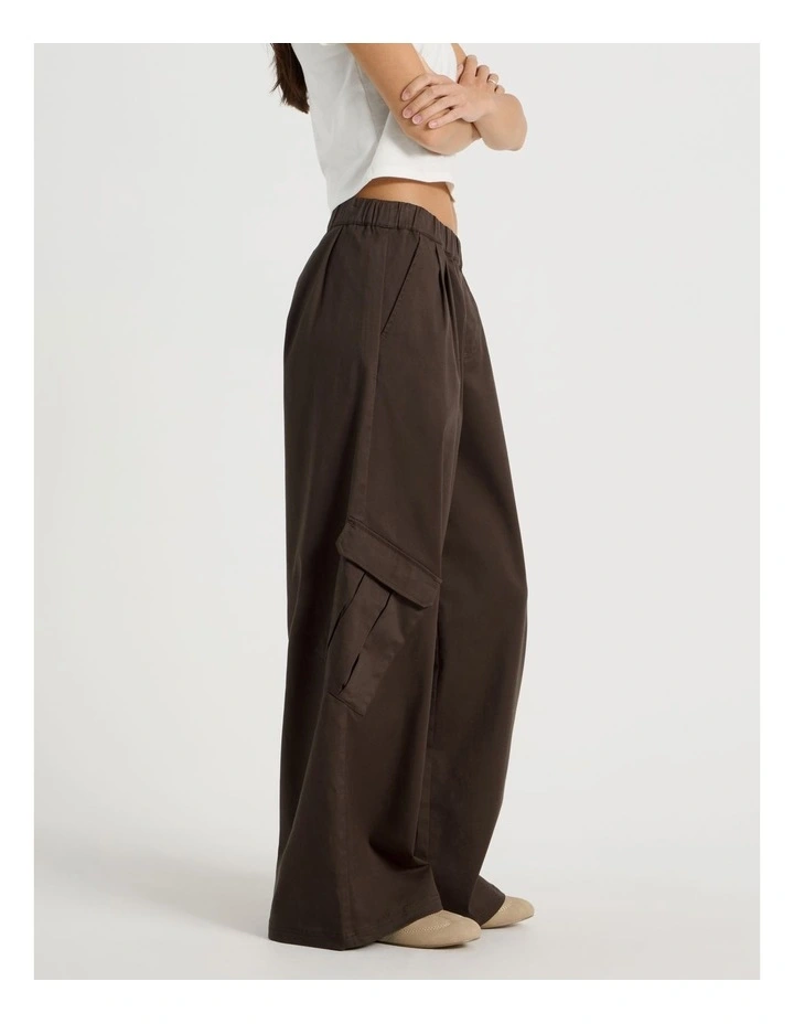 Cargo Wide Leg Pants in Bracken image 4