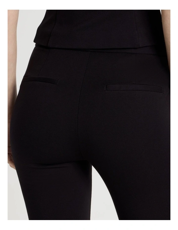 Low Rise Flare Pant in Jet Black image 5