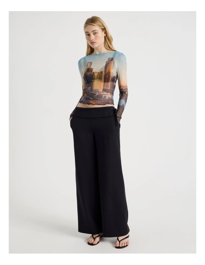 Fold Back Waist Pant image 2