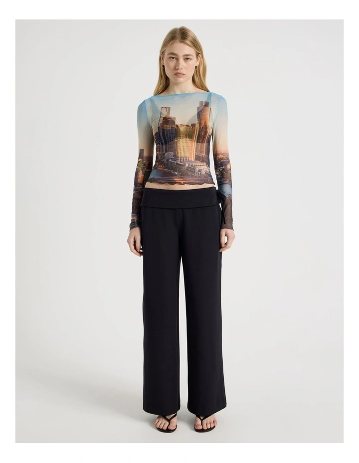 Fold Back Waist Pant image 4