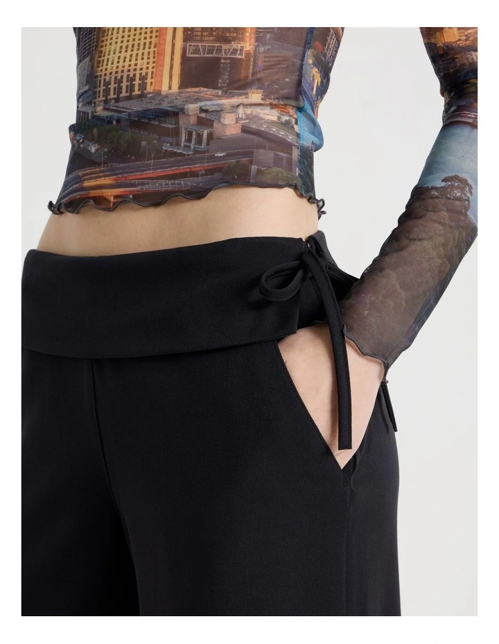 Fold Back Waist Pant image 5