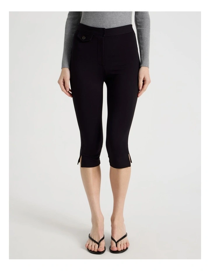 Capri Workwear Pant in Jet Black image 2