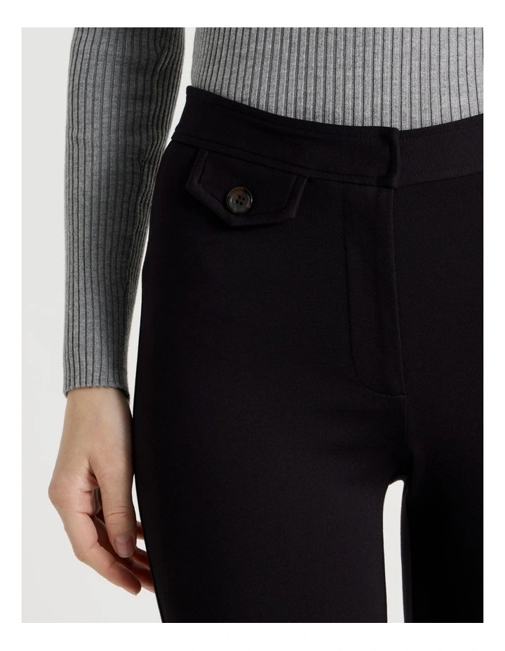 Capri Workwear Pant in Jet Black image 4