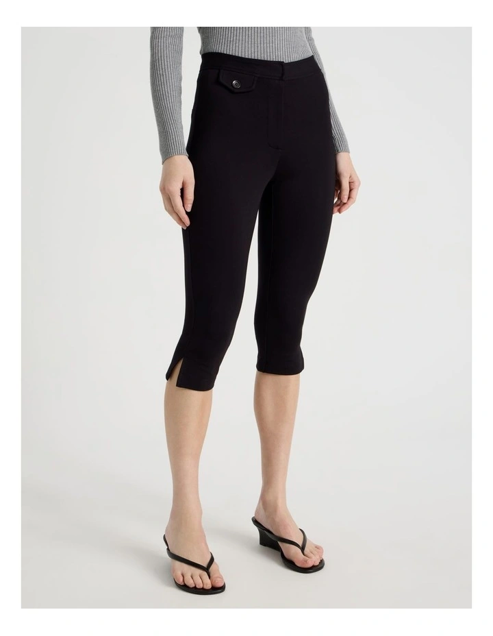 Capri Workwear Pant in Jet Black image 5