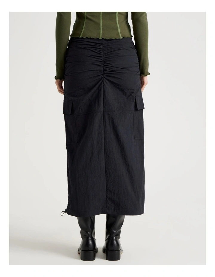 Cargo Skirt in Jet Black image 6