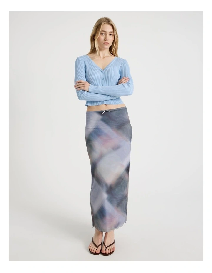 Mesh Midi Skirt image 2