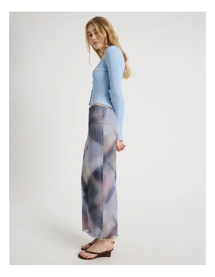 Mesh Midi Skirt image 3