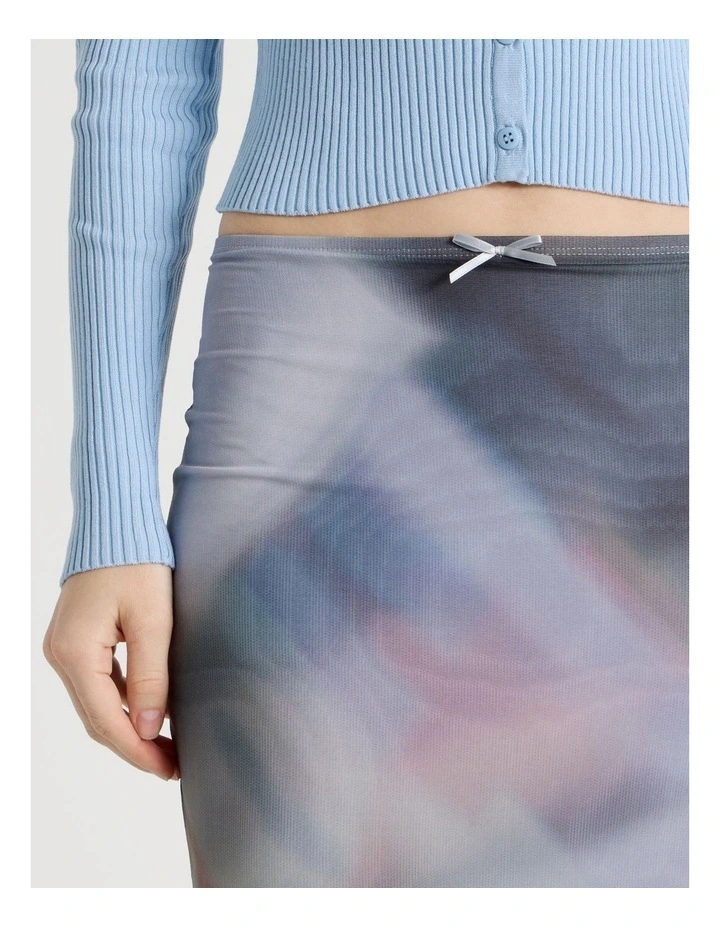 Mesh Midi Skirt image 4