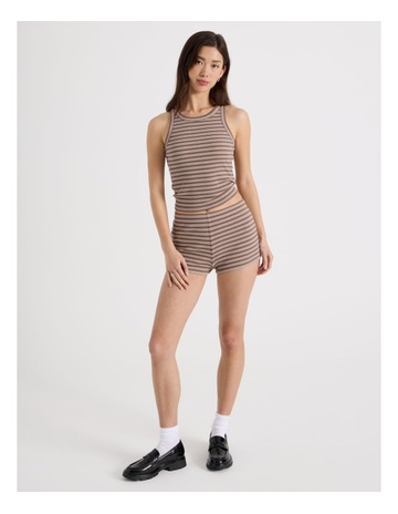 BROWN/CREAM STRIPE # colour