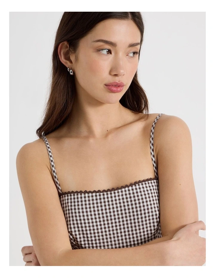 Mini Dress in Bracken Check image 3
