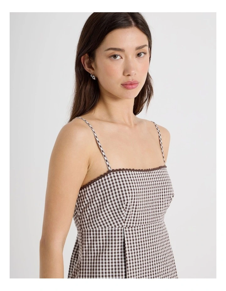 Mini Dress in Bracken Check image 4